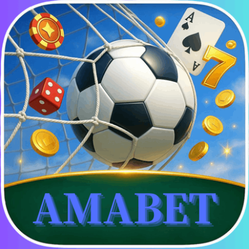 Imagem promocional da AMABET mostrando a plataforma e suas vantagens